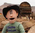 Buzz puppet produced by Debi McNabb