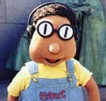 Hubert puppet created by Debi McNabb