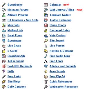 Bravenet's Free Web Tools