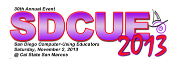 SDCUE 2013 logo